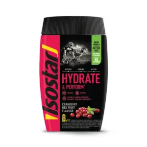 Isostar Hydrate & Perform Cranberry Red fruits 400g - Izotoniskie dzērieni
