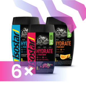Isostar Hydrate & Perform pulveri x 6 - Outlet
