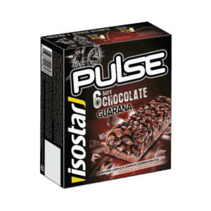 Isostar Pulse Chocolate Guarana bar 23g x 6 - Pērc vairumā
