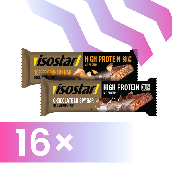Isostar High Protein batoniņi 55g x 16 - Outlet