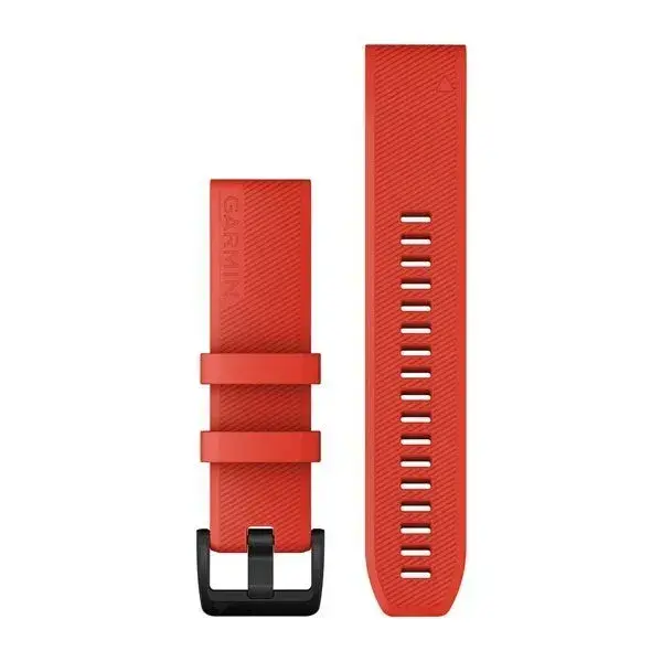 Garmin QuickFit 22 Watch Band Laser Red - Pulksteņu siksniņas