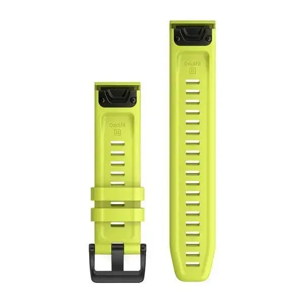 Garmin QuickFit 22 Watch Band Amp Yellow - Pulksteņu siksniņas