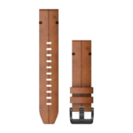 Garmin QuickFit 22 Watch Band Chestnut Leather Garmin QuickFit 22 Watch Band Chestnut Leather - Pulksteņu siksniņas
