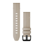 Garmin QuickFit 20 Watch Band Limestone Leather Garmin QuickFit 20 Watch Band Limestone Leather - Pulksteņu siksniņas