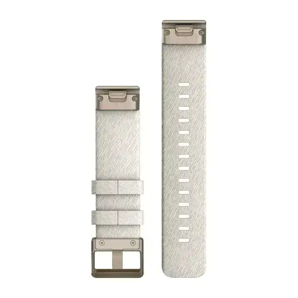 Garmin QuickFit 20 Watch Band Cream Nylon - Pulksteņu siksniņas