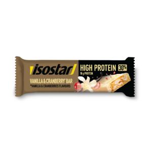 Isostar High Protein 30 batoniņš Vanilla Cranberry 55g - Batoniņi