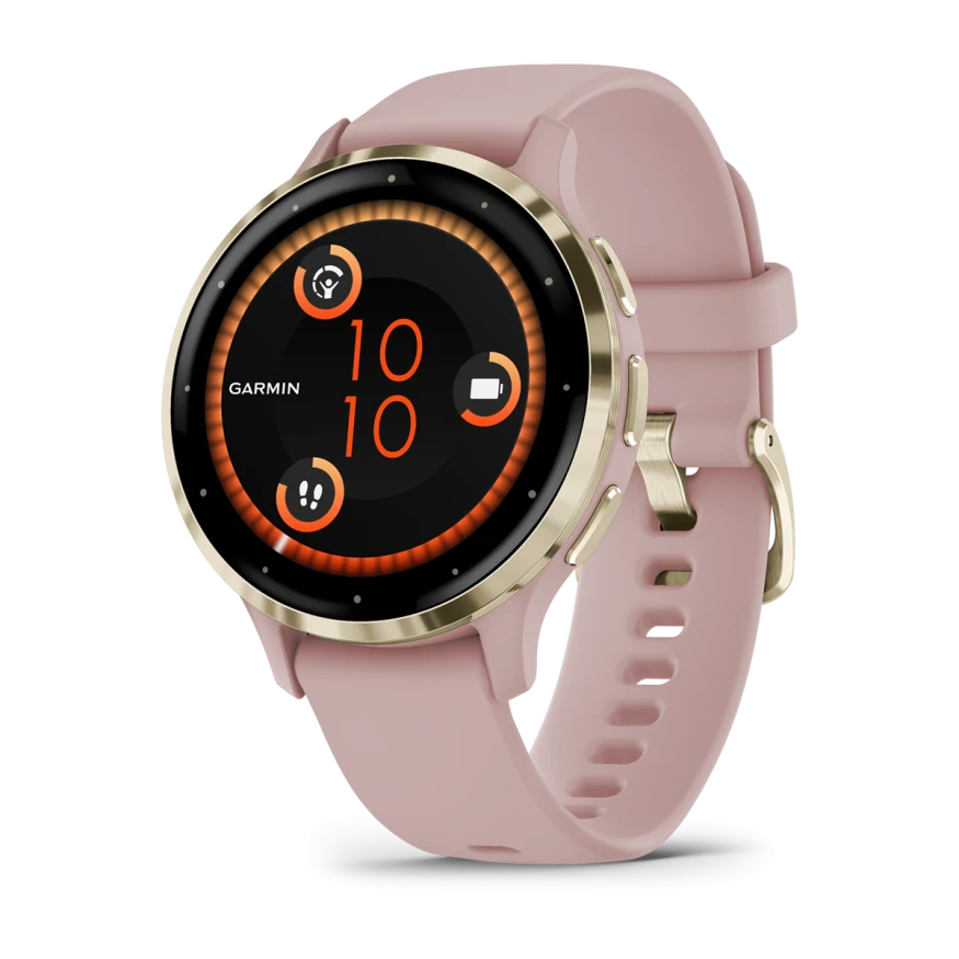 Garmin Venu 3S Pink Dawn Soft Gold - Ikdienai