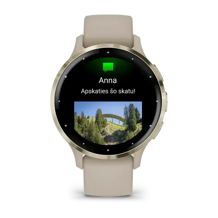 Garmin Venu 3S French Gray Soft Gold - Ikdienai