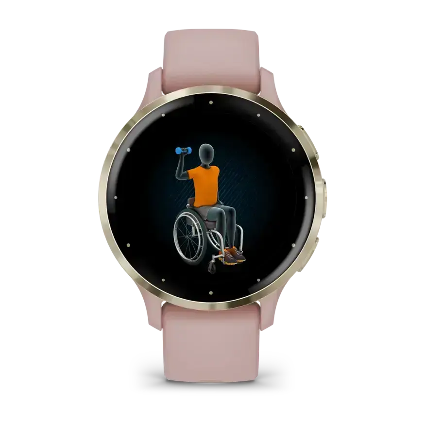 Garmin Venu 3S Pink Dawn Soft Gold - Ikdienai