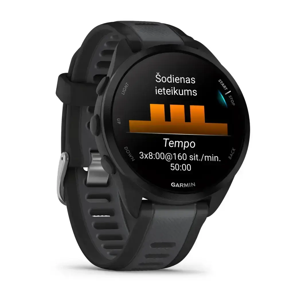 Garmin Forerunner 165 Black Slate Gray - Skriešanai