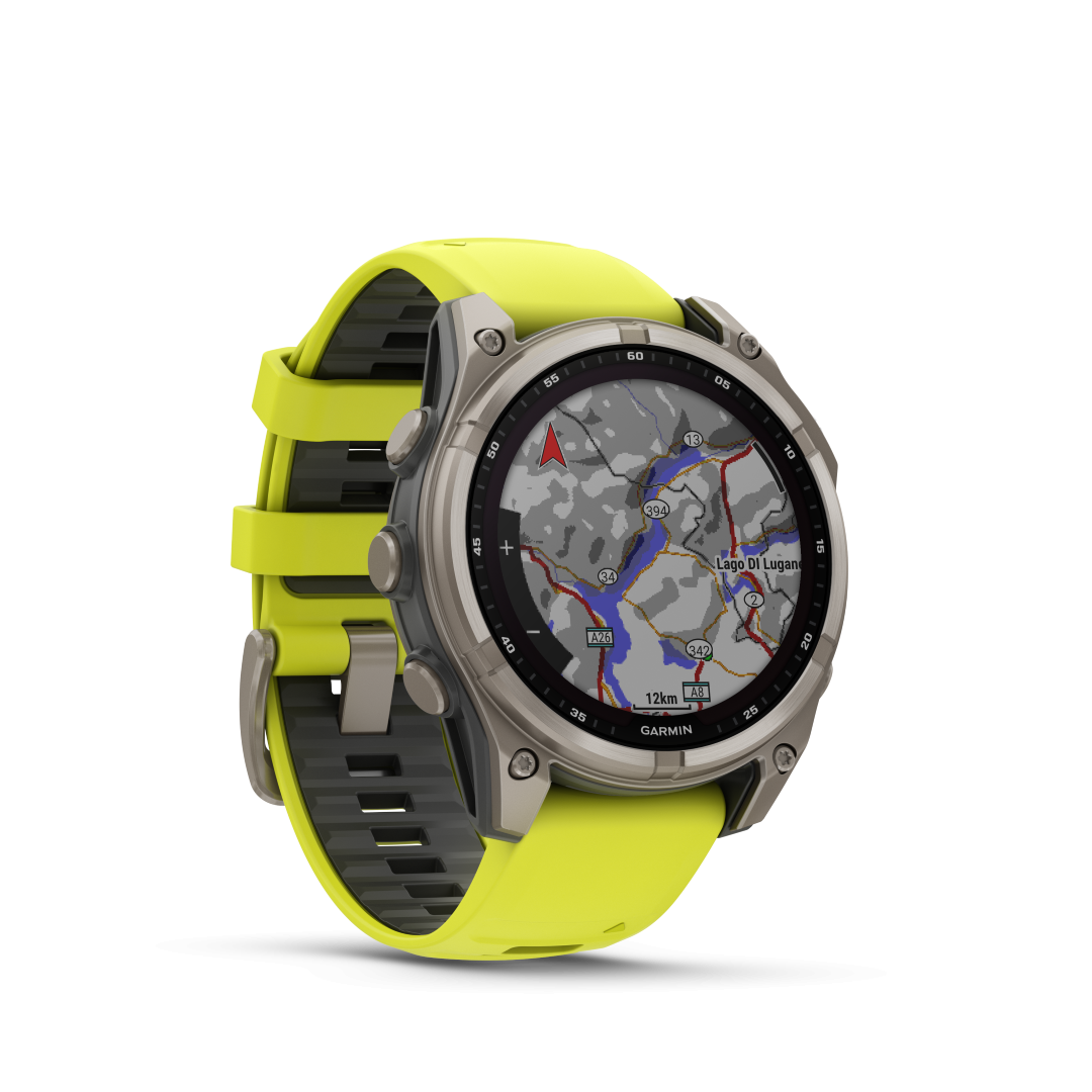 Garmin Fenix 8 Sapphire Solar Amp Yellow Graphite 51mm - Multisportam