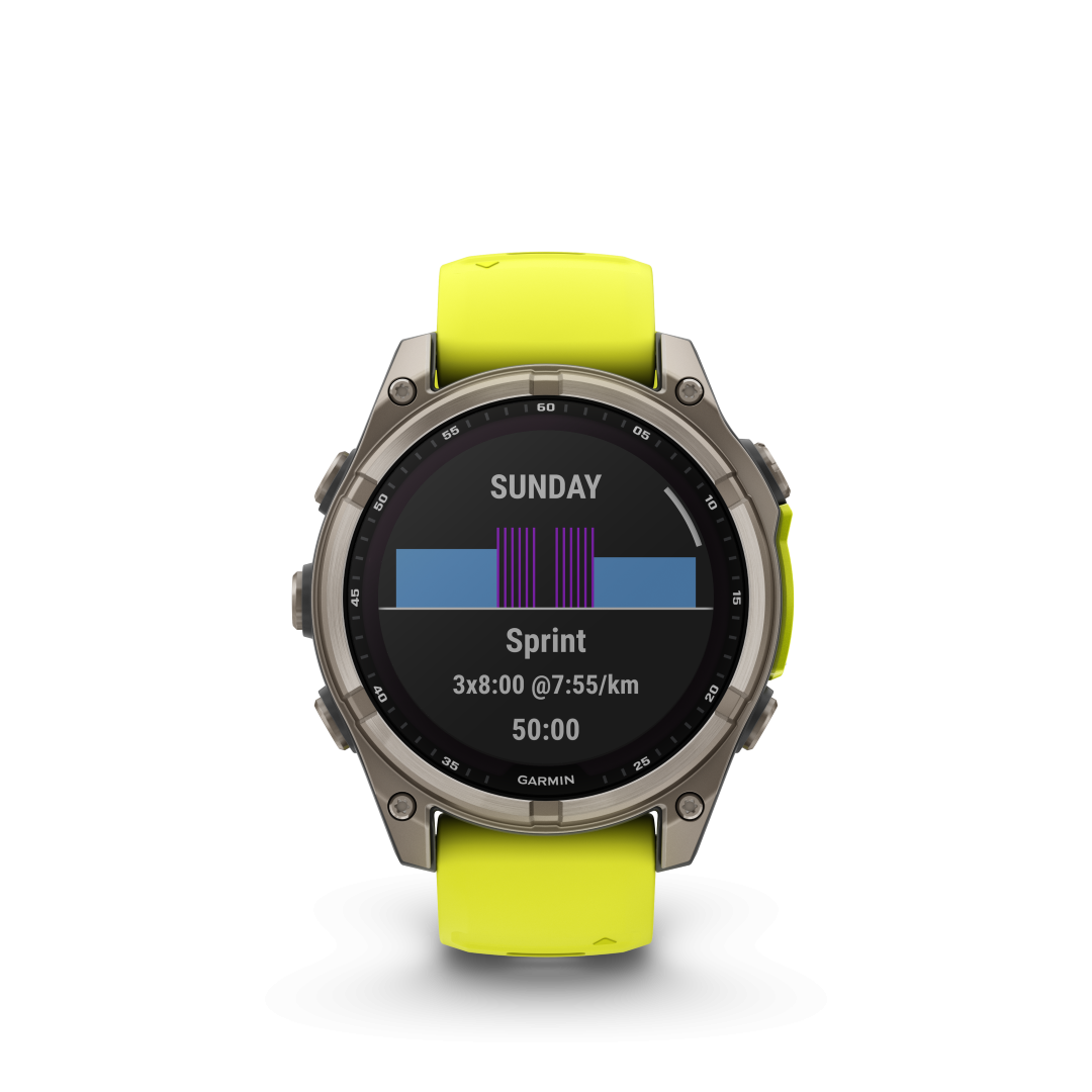 Garmin Fenix 8 Sapphire Solar Amp Yellow Graphite 51mm - Multisportam