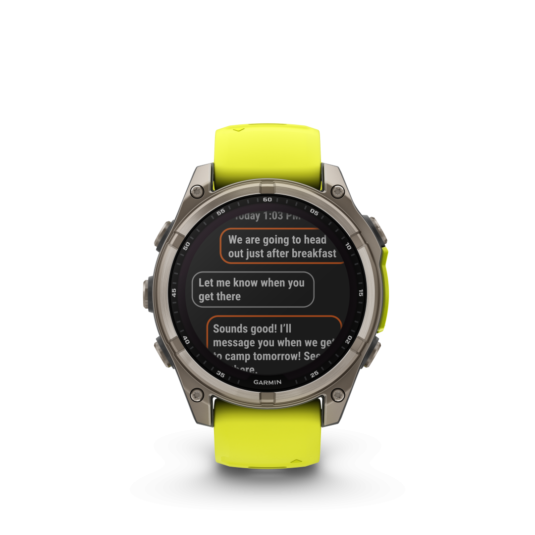 Garmin Fenix 8 Sapphire Solar Amp Yellow Graphite 51mm - Multisportam