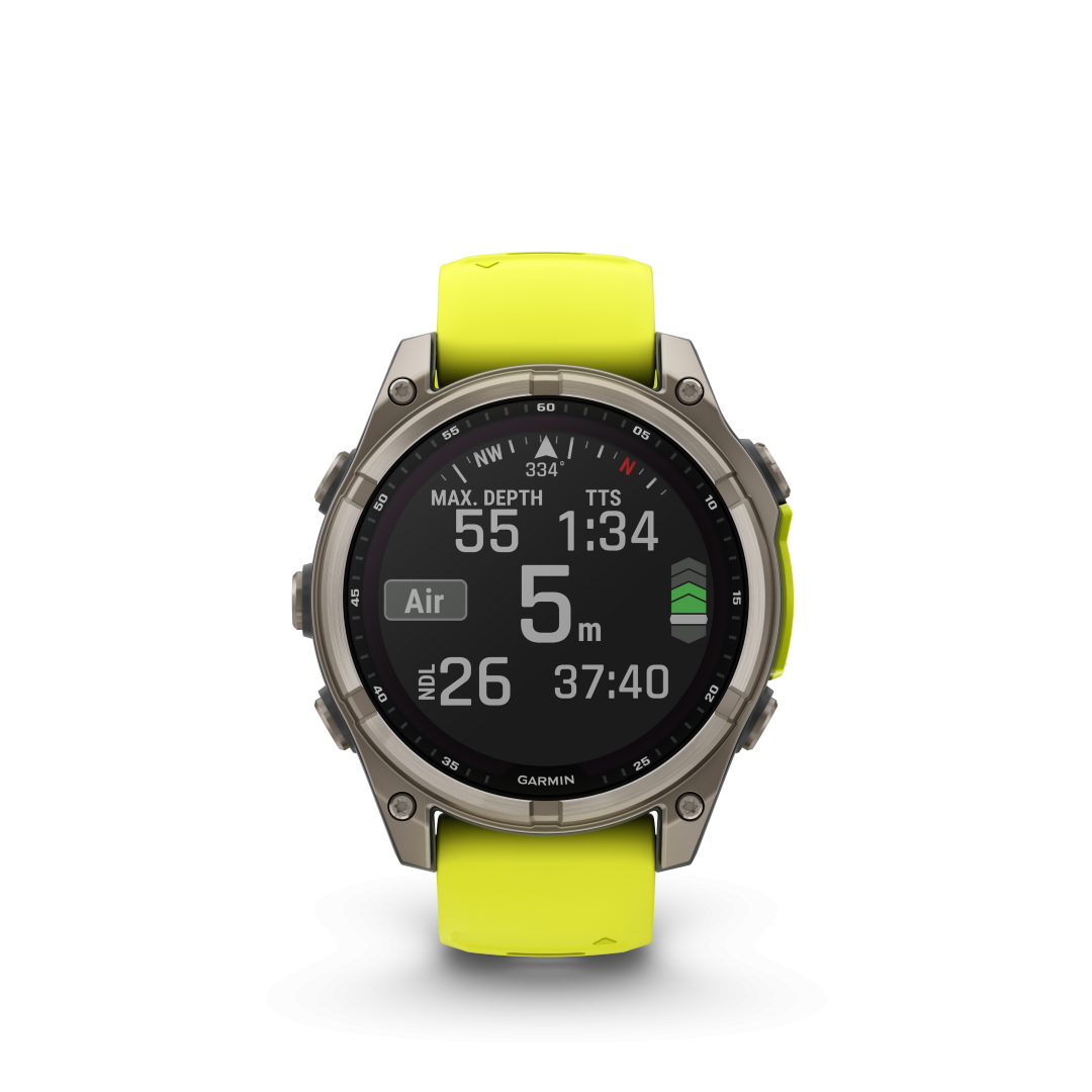 Garmin Fenix 8 Sapphire Solar Amp Yellow Graphite 51mm - Multisportam