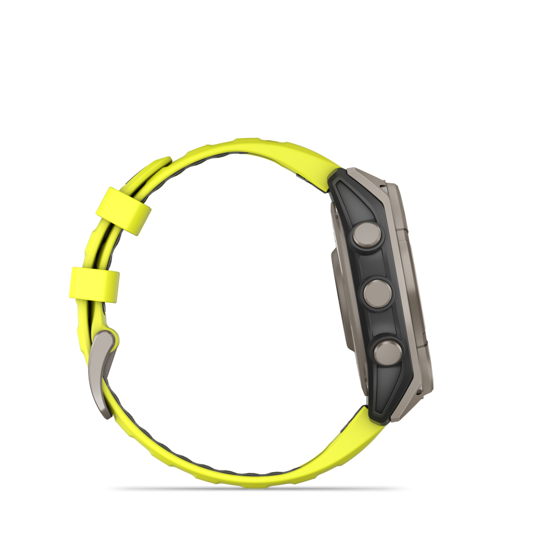 Garmin Fenix 8 Sapphire Solar Amp Yellow Graphite 51mm - Multisportam