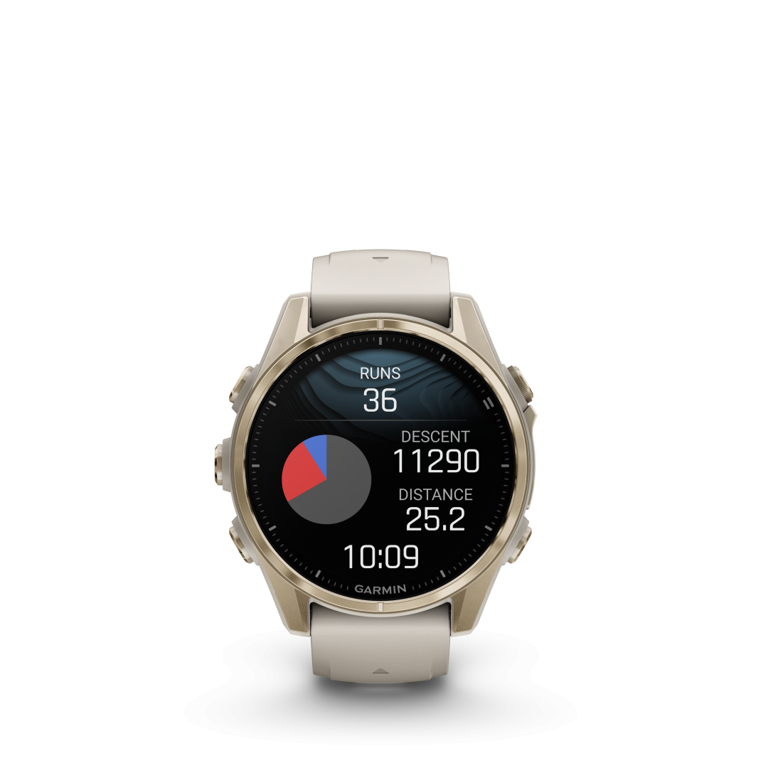 Garmin Fenix 8 AMOLED Sapphire Soft Gold Gray 43mm - Multisportam