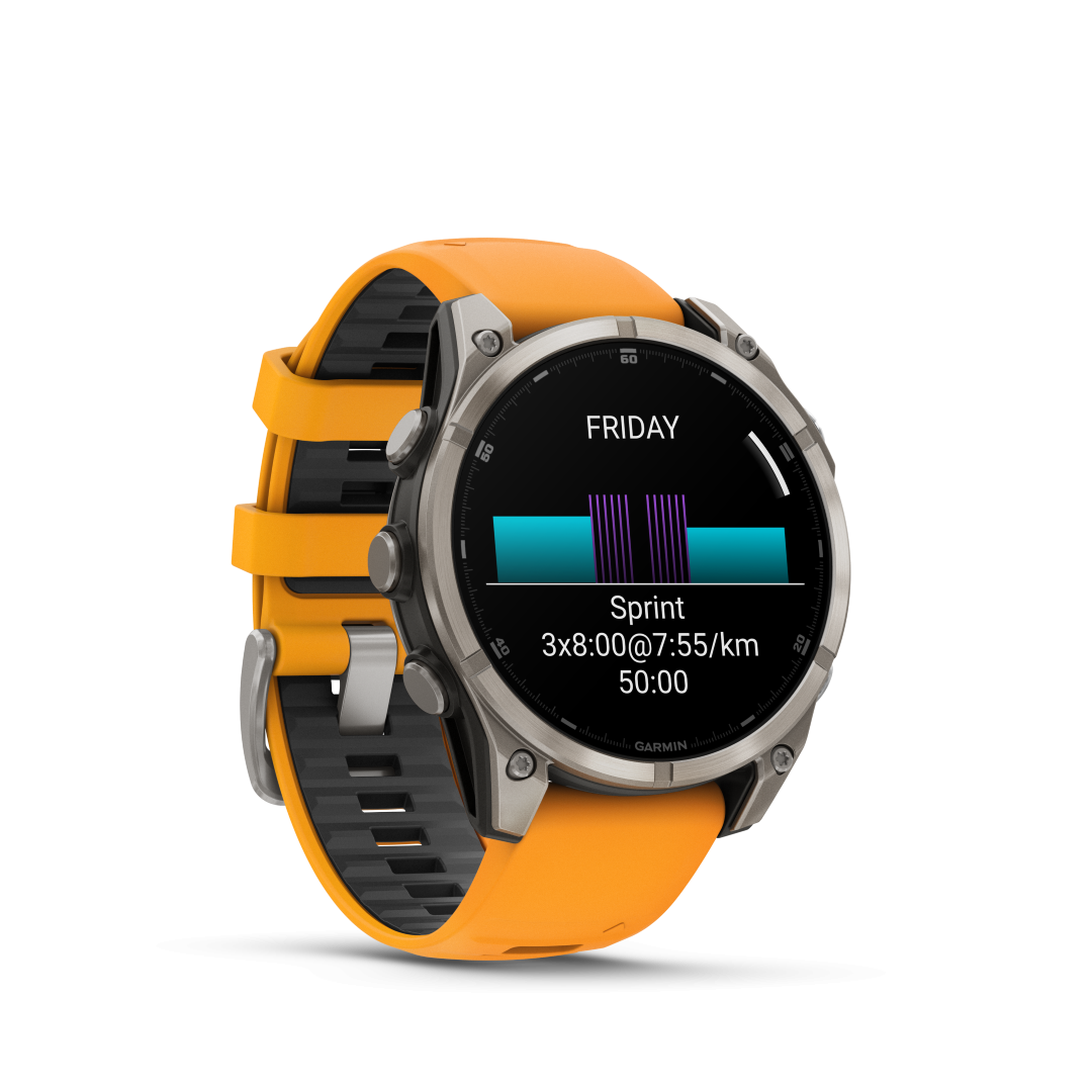Garmin Fenix 8 AMOLED Sapphire Graphite Orange 51mm - Multisportam