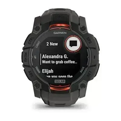 Garmin Instinct 3 Solar Black with Charcoal Bezel 50mm - Multisportam