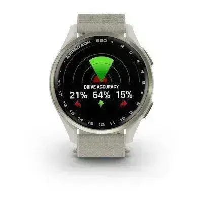 Garmin Approach S50 Cream Gold Ivory - Golfam