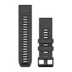 Garmin QuickFit 26 Watch Band Graphite Black - Pulksteņu siksniņas