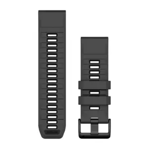 Garmin QuickFit 26 Watch Band Graphite Black - Pulksteņu siksniņas