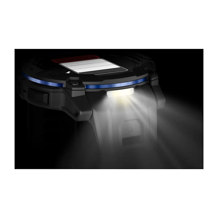 Garmin Instinct 3 Amoled Black Bolt Blue 50 mm - Multisportam